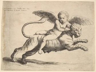 Amor på en tiger, 1652.