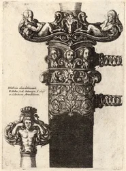 Dolk och skida, efter teckning av Hans Holbein
