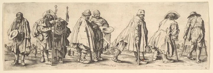 Åtta tiggare, 1630.