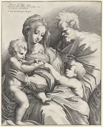 Helig familj med Johannes Döparen