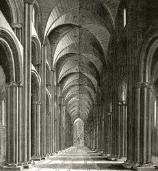 Interiör av Nave of St. Paul