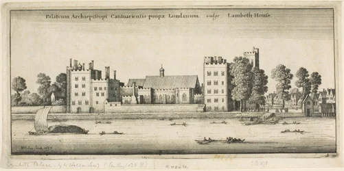 Lambeth Palace från floden