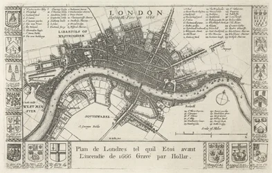 London, före branden 1666