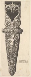Nedre delen av en skida, 1625-77.
