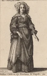Mulier Calabra, Vulgo, Foretana från Neapel.