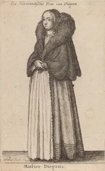 Diepana kvinna, 1649.