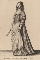 En generös fransk kvinna, 1643.