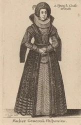 En spansk generös kvinna, 1644.