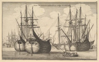 Holländska fraktfartyg eller flöjter, 1647
