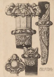 Ornament för en dolk och skida, 1644.