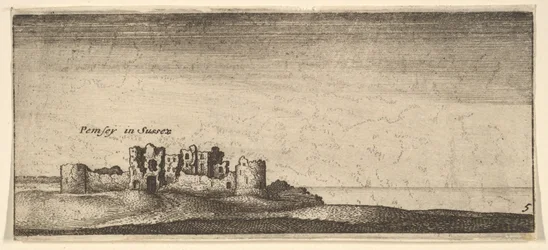 Pevensey Castle, 1652-77.