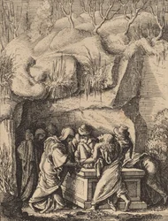 Gravläggningen.