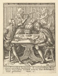 The Gamesters, från Dödsdansen, 1651.