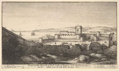 The West Side of Yorke Castle, 1669.