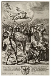 Venus skyddar Aeneas. Tillstånd 2