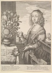 Ver - Spring Tre fjärdedels säsonger, 1641.