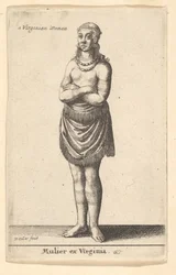 Kvinna från Virginia, ca. 1643.