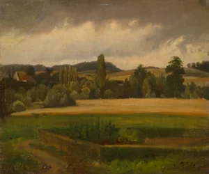Landskap från Gräfenberg - Studie