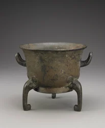 Rituellt matkärl (Yu), ca 1000-900 f.Kr. (brons)