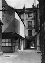Calverts byggnader, med en innergård som är typisk för den gamla Borough High Street, London, 1926-1927.