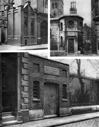 Tre kyrkogårdsvakthus, London, 1926-1927
