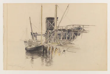 Segelbåt Dockad, Newport