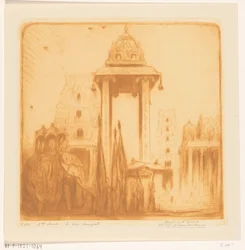Gården till ett tempel i Brittiska Indien In the Temple (originaltitel)