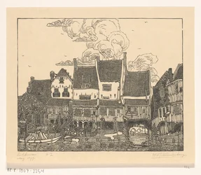 Hus vid hamnen i Enkhuizen Hamn i Enkhuizen (originaltitel)