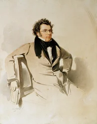 Franz Schubert ... (akvarell)
