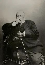 Porträtt av författaren William Busnach (foto)