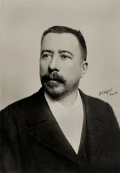 Porträtt av den franske tonsättaren Georges Auguste Fragerolle (foto)