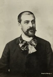 Porträtt av författaren Maurice Desvallieres ( 1857