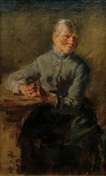Gammal kvinna