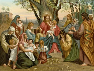 Jesus välsignar barnen