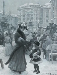 Julmässan Am Hof, 1901.