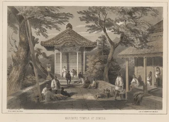 Sjömännens tempel i Simoda, 1855