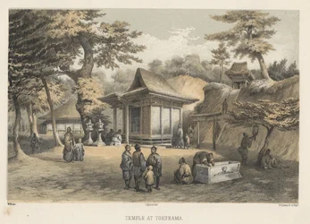 Templet i Yokuhama, 1855