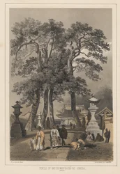 Hat-Chi-Man-Ya-Chu-Ro-templet, Simoda (Sintoo), 1855