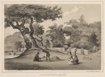 By nära Napha, Lew Chew, 1855