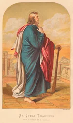 St. Judas Thaddeus, mitten av slutet av 1800-talet.