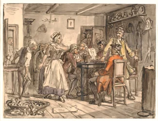 "Collegium Politicum". (Den politiska kannan)