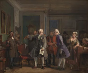 Ur Ludvig Holbergs "Den Stundesløse", akt I, scen 6