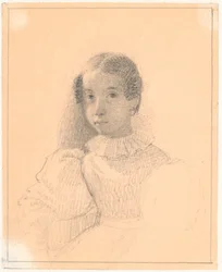 Porträtt av Adelaide Emilie Waagepetersen