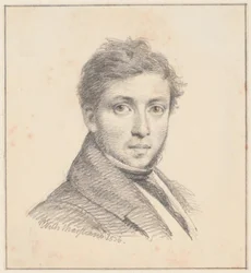 Porträtt av C. Købke