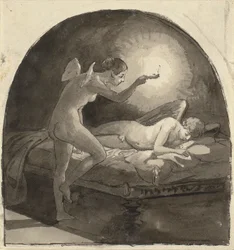 Psyche och den sovande Amoren