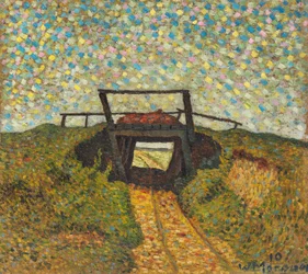 Landskap med en liten bro nära Soest, 1910.