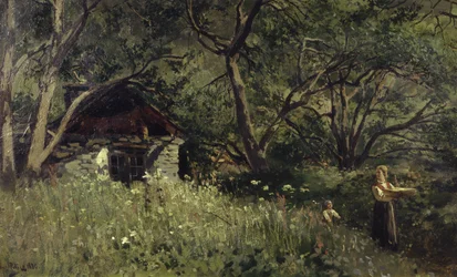 Sommarbakning (olja på duk)
