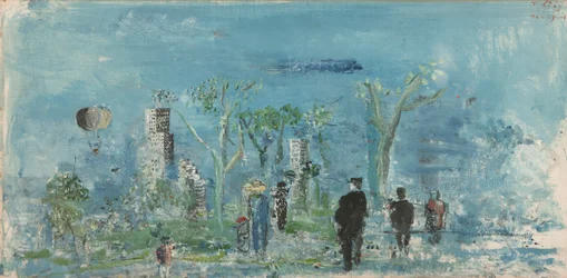 Central Park, New York (olja på duk)