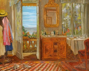 Interiör på Starnbernger See. 1912