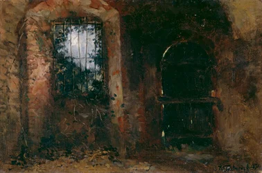 Källarfönster i Heidelbergs slott